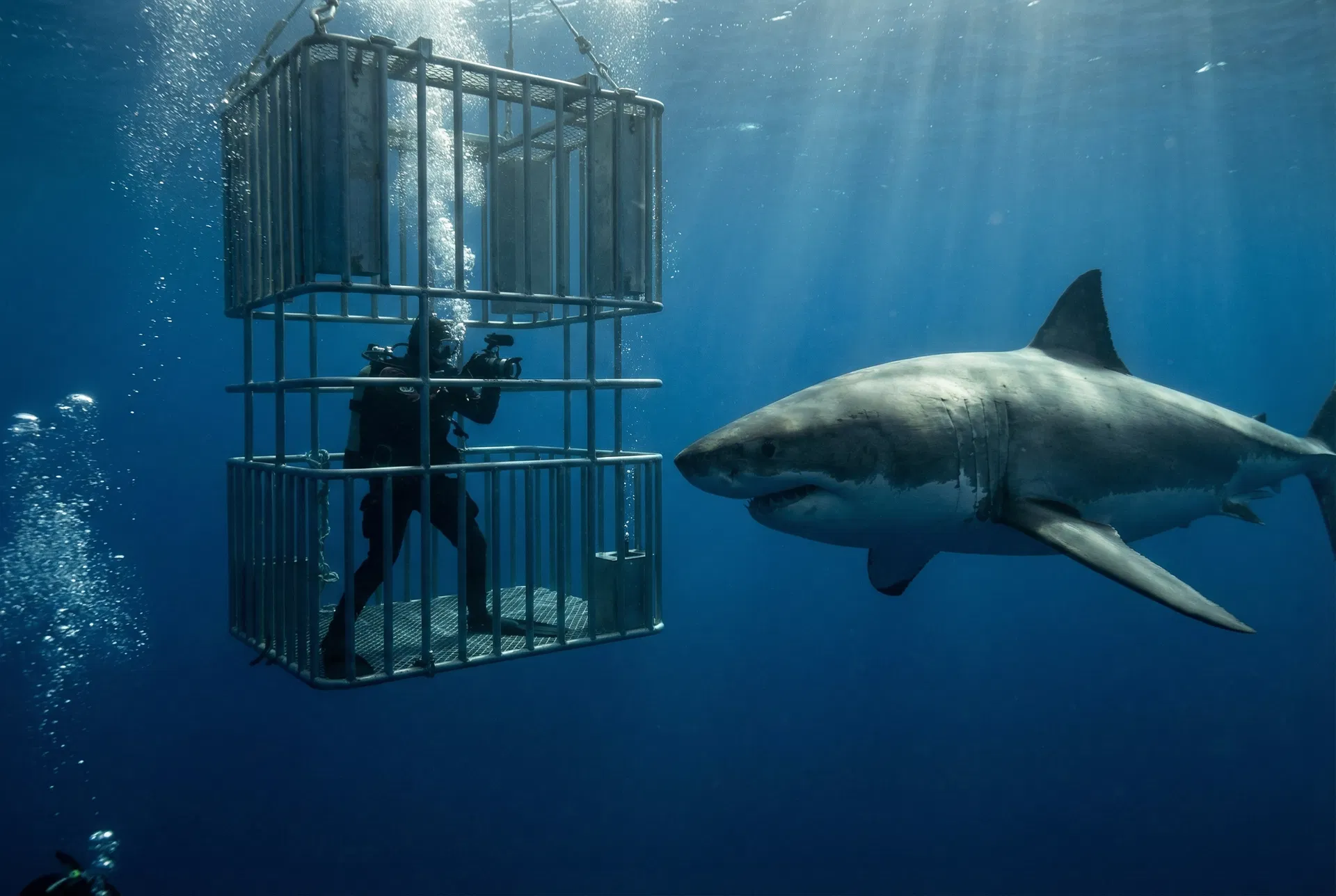 Shark Cage Diving